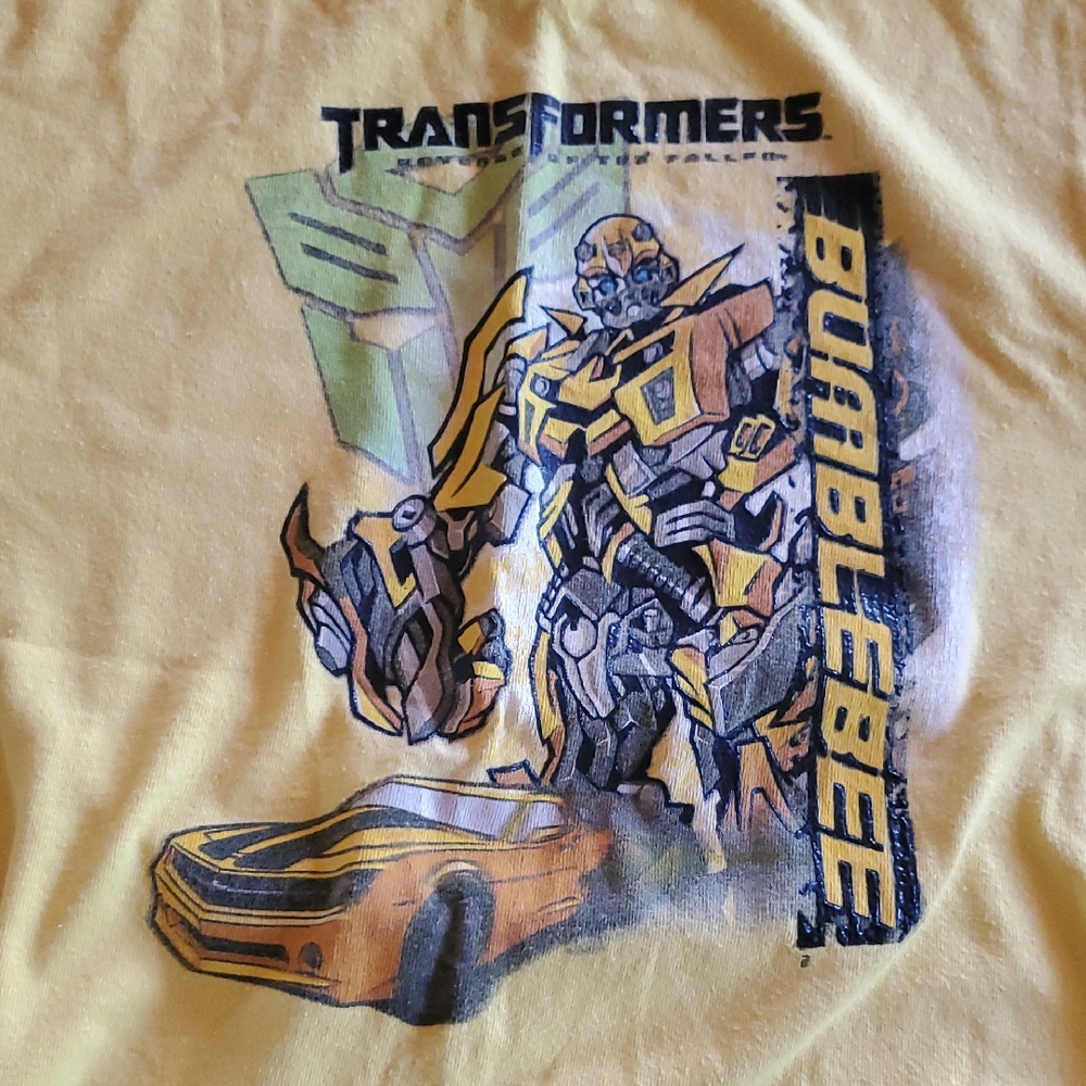 Transformers Bumblebee Yellow Short Sleeve Tee